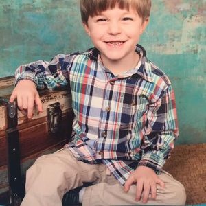 Children’s Place Plaid Button-down